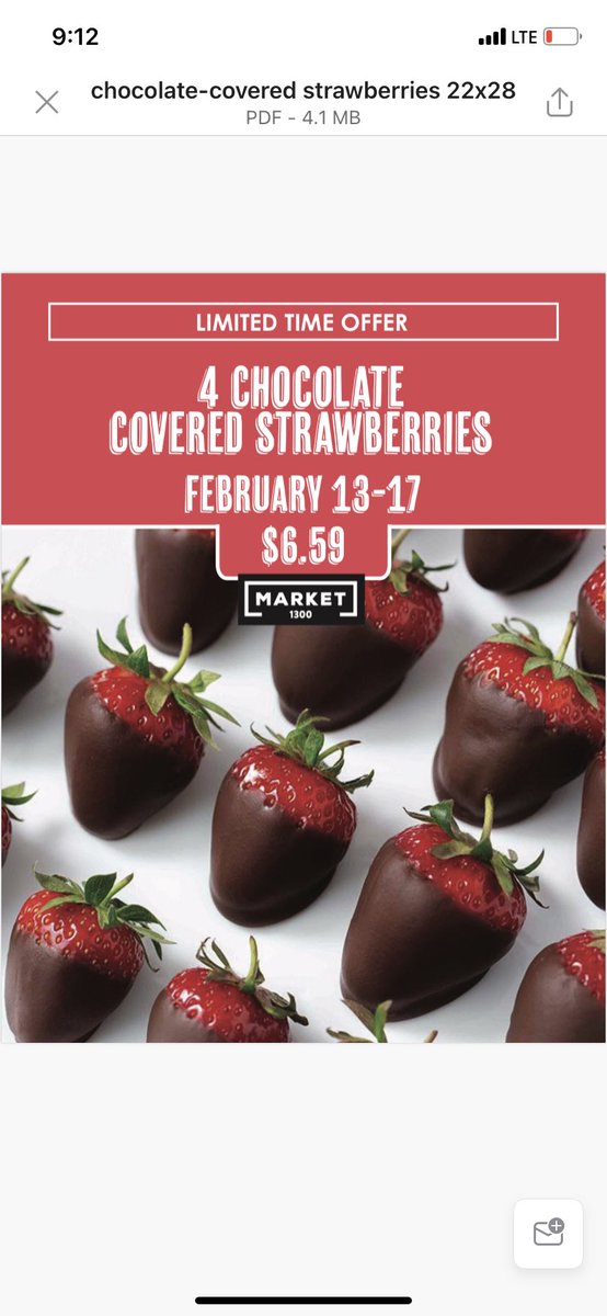BuffStateDining's tweet photo. Happy Valentines Day! Get ‘em while they’re SWEET! Visit Market 1300 for chocolate covered strawberries…a perfect last minute gift 😉 https://t.co/7HT2pA6MJh