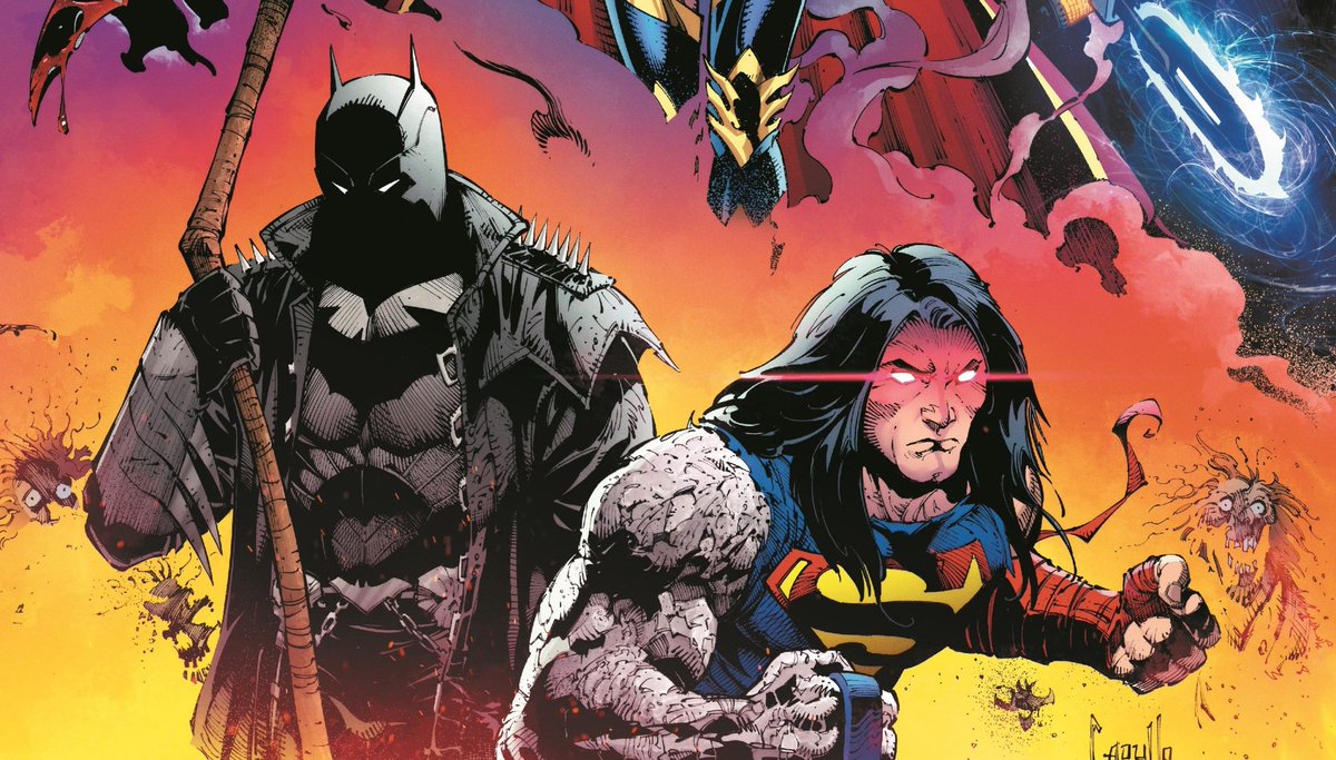 JustBenByDay's tweet photo. As a huge fan of Dark Nights: Death Metal and Final Crisis, Snyder's DC saga would've been the closest thing to achieving this level of EPIC on the big screen. REAL DC FANS know this. James Gunn's DCU is TAME in comparison. #SellSnyderVerseToNetflix #SellZSJLToNetflix @netflix https://t.co/2tbYbZwSA8