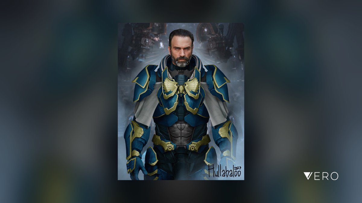 thejeffbosley's tweet photo. An amazing #FanArt / #FanCast piece inspired by #Warhammer ‘s ( *cough* #henrycavill  ) #SpaceMarine with homage paid to #michaelwilkinson ‘s #Zod armor from #ManOfSteel.  Fellow nerd @hullabaloo.ig crushed it!
 . 
#Actor #MethodA… https://t.co/aggDkf4qNH https://t.co/F8WnDY3raY