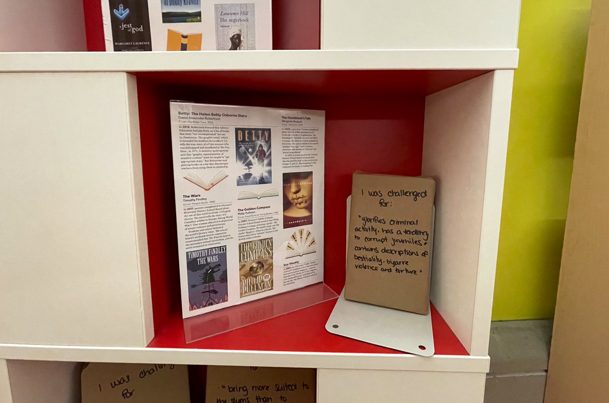 maclibraries's tweet photo. Don’t have plans tonight? Go on a mystery date with a book!

The theme is challenged and banned publications. Pick your book from the display on the first floor of Mills Memorial Library. https://t.co/DLUuOR0pFG