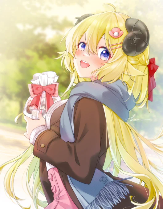ハッピーバレンタイン#つのまきあーと 