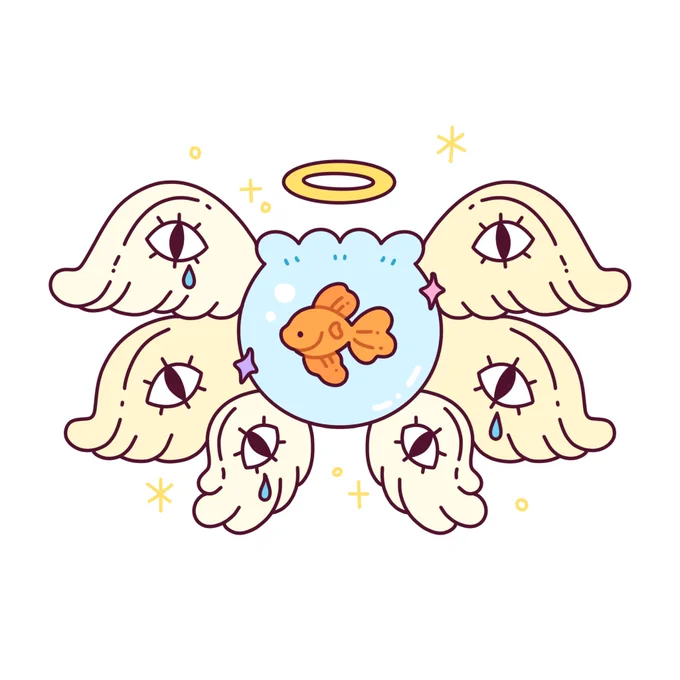 biblically accurate goldfish 