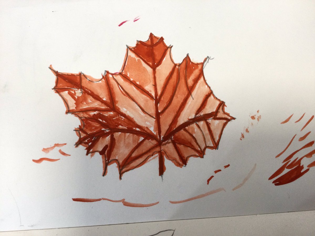 HBJSCH63's tweet photo. This afternoon 6TW have been looking at leaves in preparation for our final piece of work based on the artist Henri Rousseau. #HBJS6TW #HBJSArt https://t.co/n3pR9ti87V