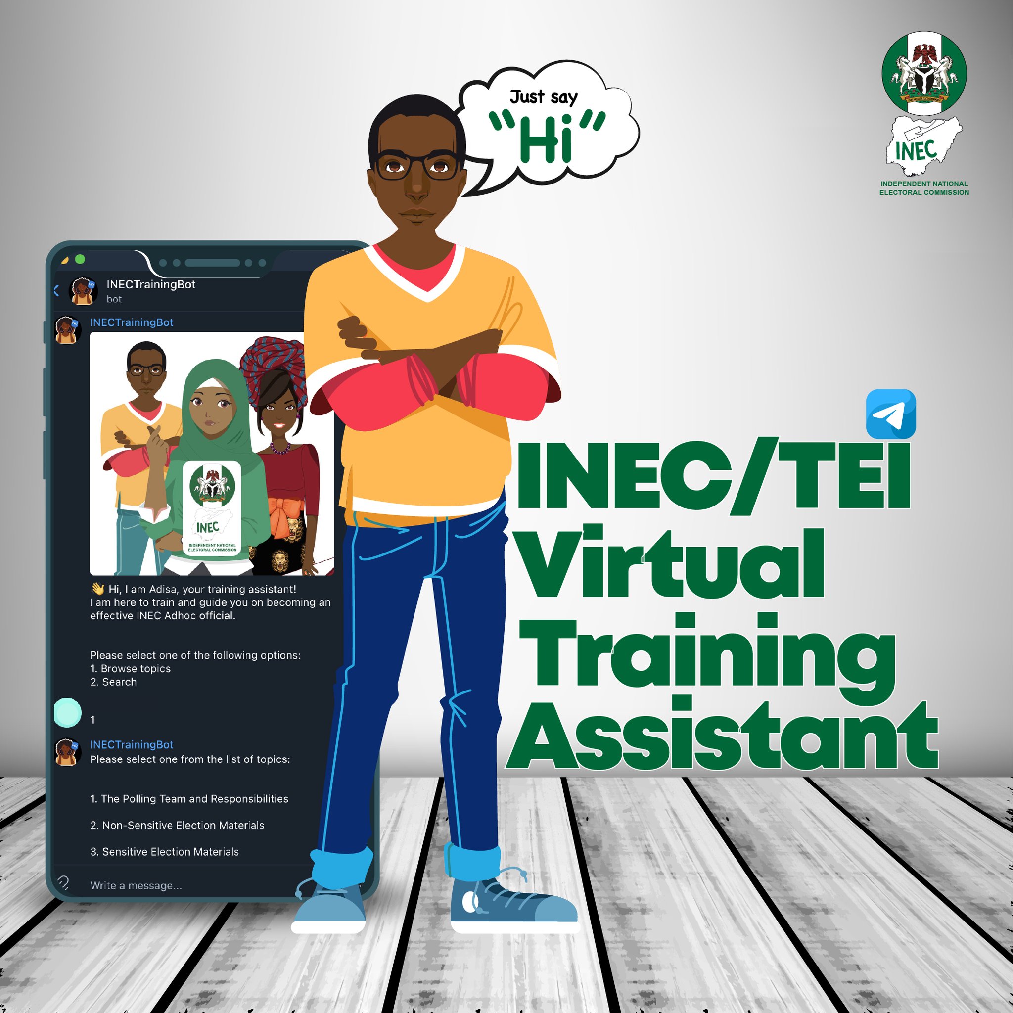 INEC Nigeria on Twitter "Did you know that the “INECTrainingBot” is