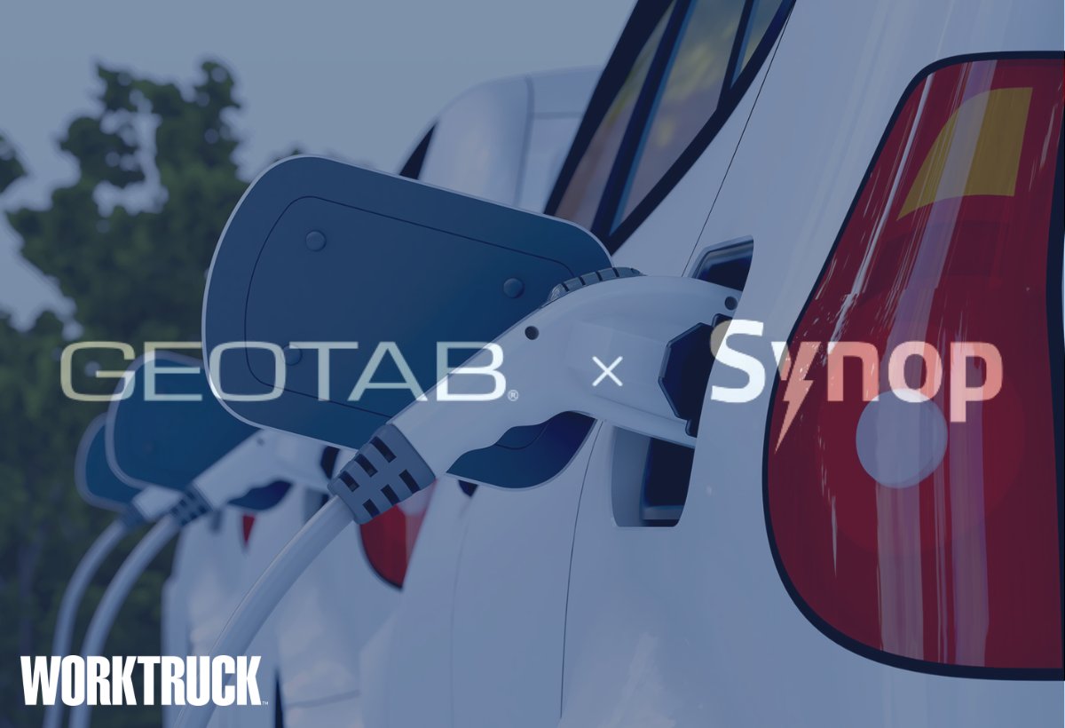 WorkTruckMag's tweet photo. EV Charging Integration ⚡ https://t.co/tfvFe8JUP1
#synop and @GEOTAB entered a partnership that will give #fleet operators access to integrated #EVcharging and energy management.

What do you use for your fleet #telematics? https://t.co/bi64rT3WGk