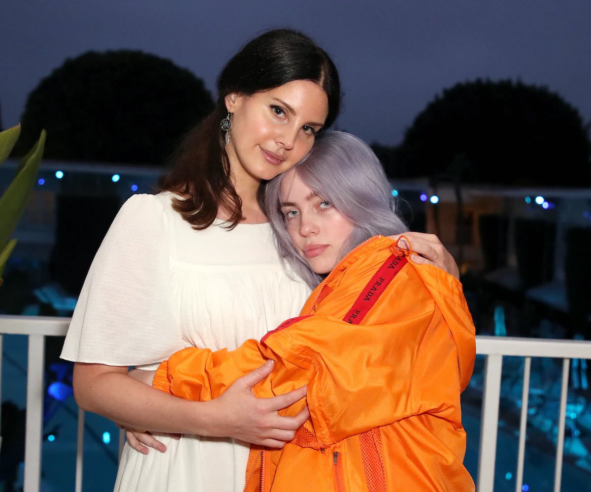 PopCrave's tweet photo. Billie Eilish gives Lana Del Rey her flowers while interviewing her for @InterviewMag: 

“You really paved the way for everyone. People have been trying to look and sound like you since you first started. I talk about this with Finneas. You changed the way the music industry hears and sees music, and you changed the way people sing.”