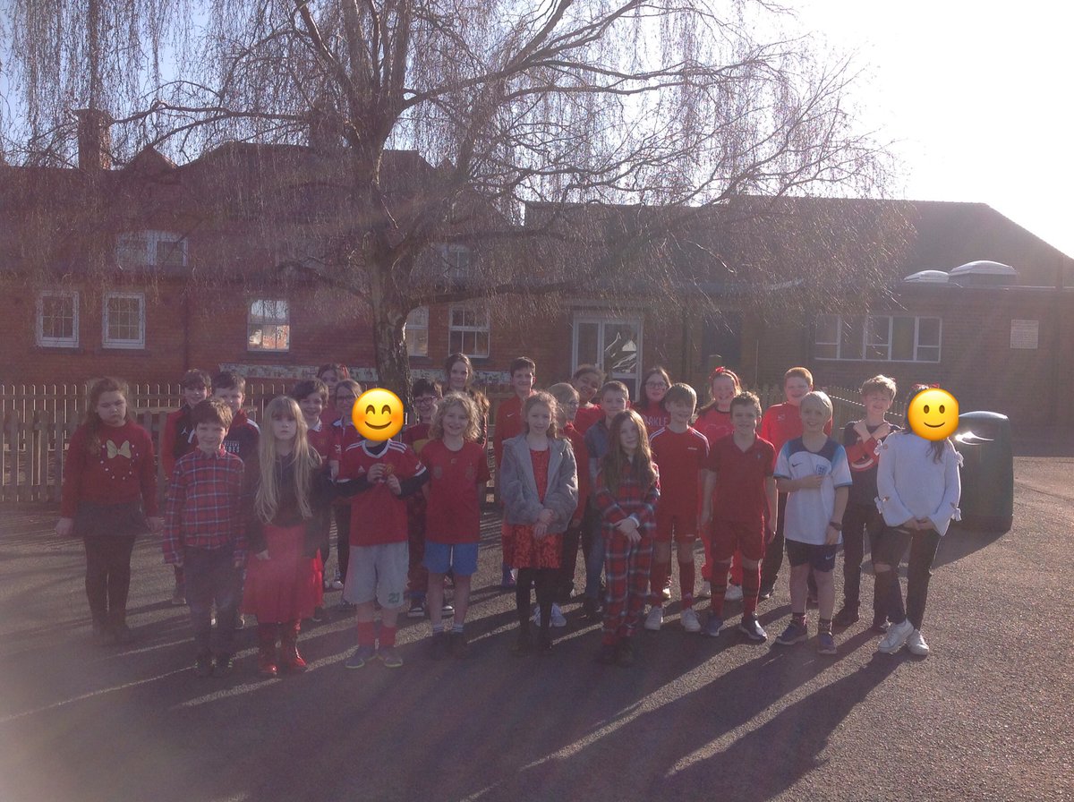 SomersPark5CM's tweet photo. Today we discovered that red comes in many different shades! 5CM have enjoyed the opportunity to Wear Red for the Midlands Air Ambulance. Thank you for the kind donations! https://t.co/Q31mk26D4r