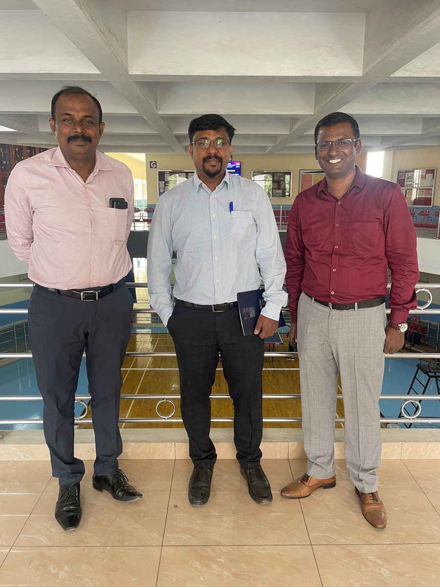 PrabhuShankarnd's tweet photo. Glad to Host Prof. Saravanakumar Devaraj,Chairperson - Industry &Corporate Relations Firebird Institute of Research in Management , Dr Vignesh K-Lead- Corporate & Industry Relations KCT Business School π«
#loyolaicamcollege
#LICETPlacecom
#LICETIndustrycommittee
#TPOFraternity https://t.co/k3fKY4MmyE