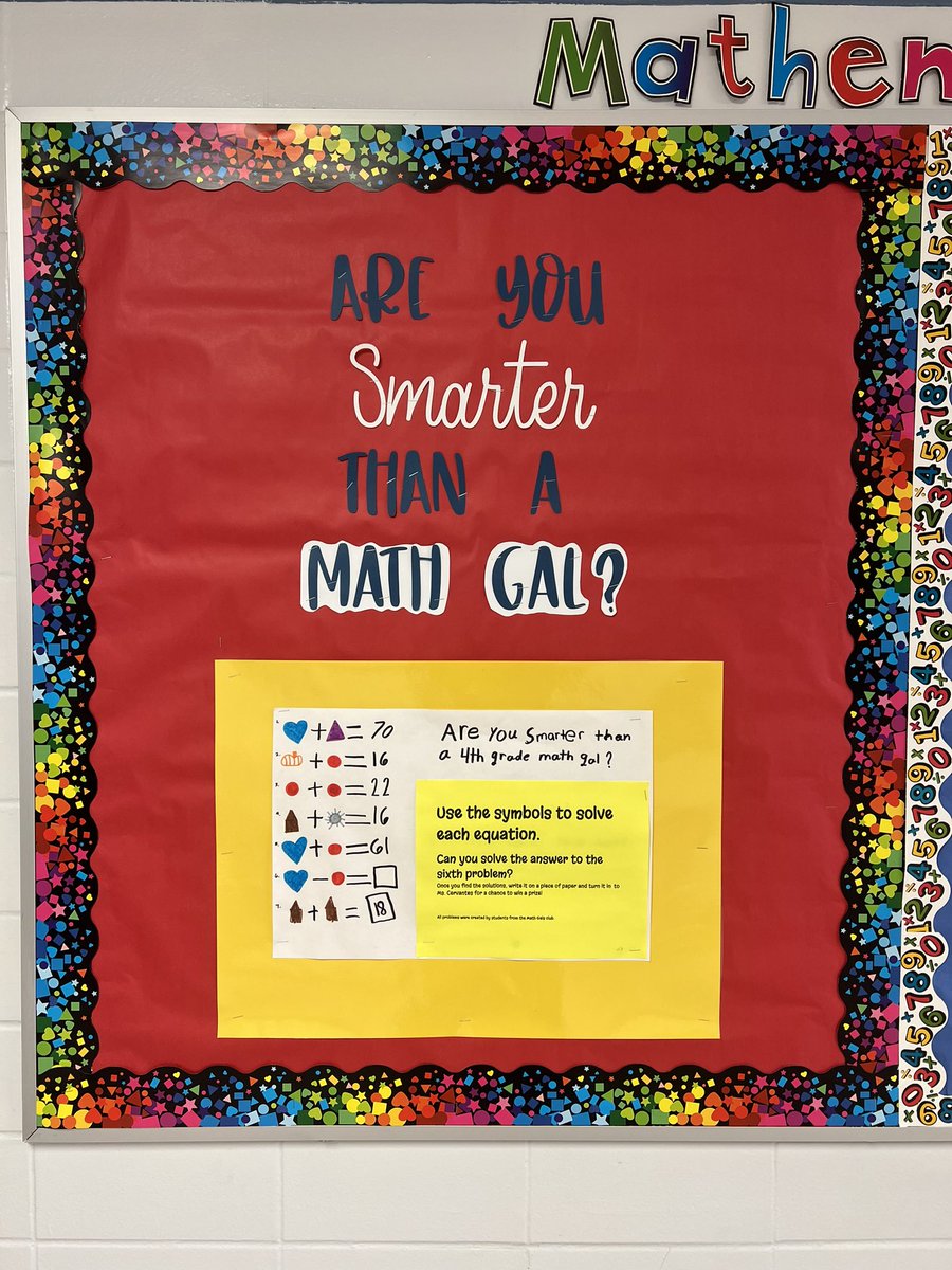 janetdnuzzie's tweet photo. Check out the fun ways that #ParksParrots are promoting #MathGals at their #PISDMathChat campus! Thank you @NatalieSmith924 for promoting these efforts! Mathematicians learn & grow together! #MathematizeChat https://t.co/O2P17Oru3f