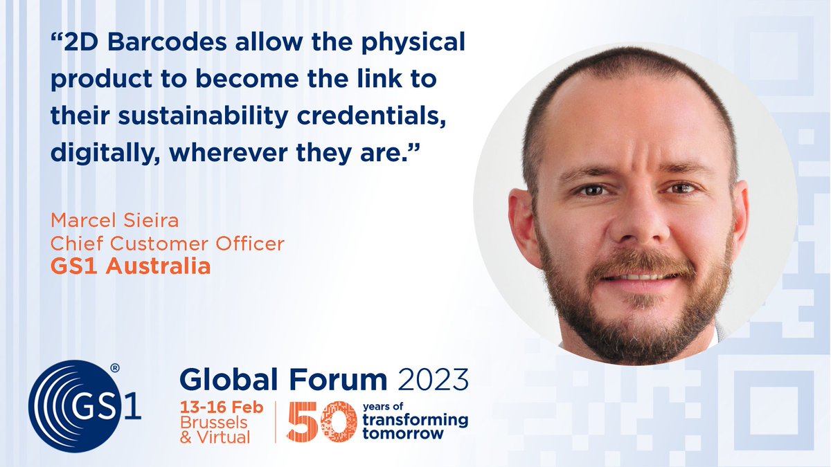 gs1's tweet photo. Our next generation of barcodes helps companies in their #sustainability journey #GS1GlobalForum2023 https://t.co/81YG3jBlQP