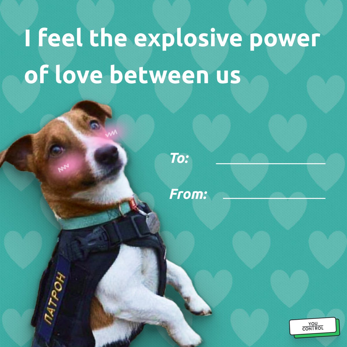 ItsYouControl's tweet photo. #LoveIsYouControl #Ukraine #ValentinesDay2023 #ValentinesDay #SupportUkraine https://t.co/6U4DAd8FBQ