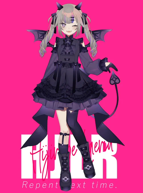 新衣装は小悪魔れりあでした!お仕立てはマミーことみわしいば先生( )かわいい衣装ありがとうございます!!!!血吸うぞ 