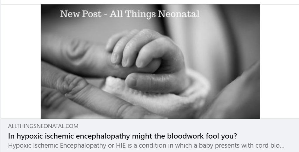 NICU_Musings's tweet photo. Trying to determine why a baby has HIE? Why bloodwork may fool you!
https://t.co/SwfIvHPbKI
#nicu #medicolegal #hie #neonatology #neonatologia #birthasphyxia #neoTwitter https://t.co/YHkjODGaU4
