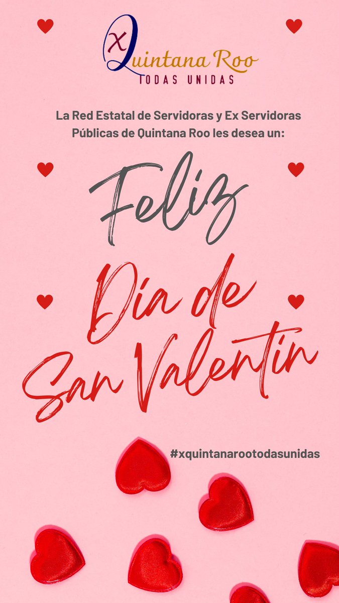 QuintanaPor's tweet photo. La única forma de vivir, es haciendo todo con Amor!!❤️❤️❤️
Feliz día del Amor y la amistad!❤️
#xquintanarootodasunidas https://t.co/bxLfLL8RXG