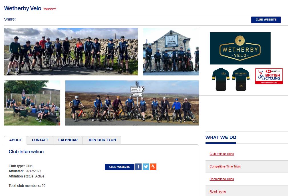 WetherbyVelo's tweet photo. Wetherby Velo, all official, now affiliated to @BritishCycling   https://t.co/XLCQXr5i6m
FB - https://t.co/6KTuWblZJW
Insta - https://t.co/kmHG4SyWdz
CTT - https://t.co/1XsDvqNVnT https://t.co/tNgliG931o