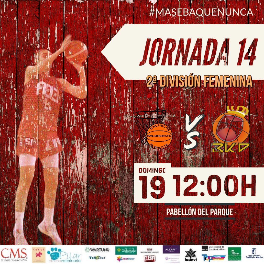 EBA_Albacete's tweet photo. ¡¡ATENTOS A LO QUE LLEGA ESTE FIN DE SEMANA!! 😱😱

Los finalistas de ambas copas se vuelven a enfrentar en casa🔥

🖤@BAZU_bazudense viene a Parque Sur el sábado 

❤️@BPuertollano visitará el Pabellón del parque el domingo 

🤩Dos auténticos partidazos que no te puedes perder! https://t.co/BXZ6T8HOLV