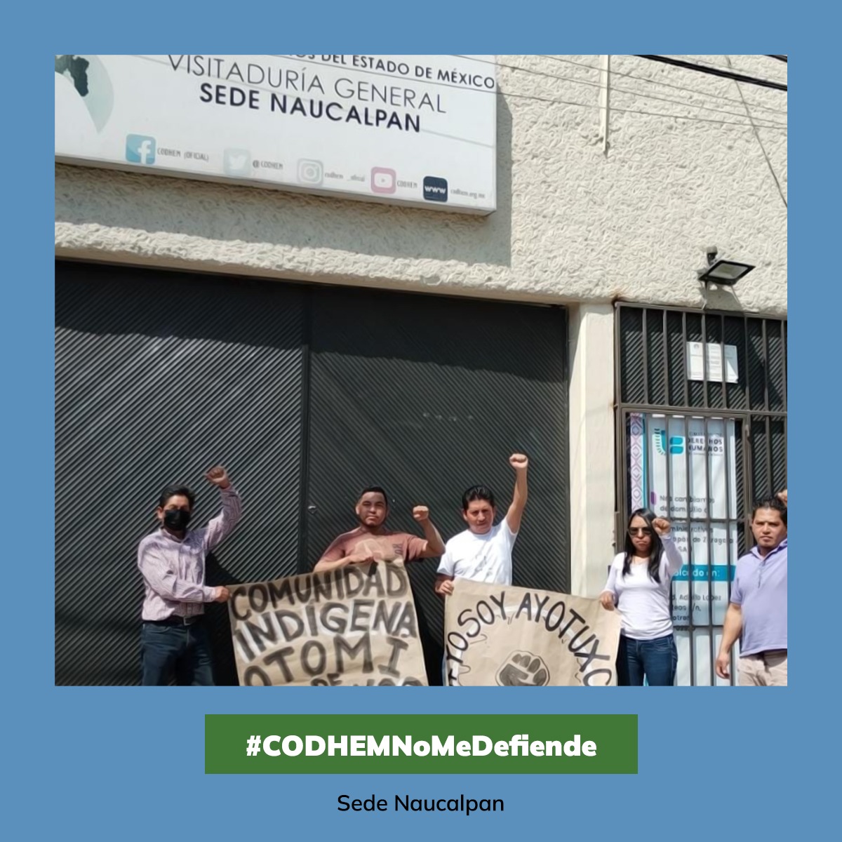 cdhzloficial's tweet photo. En acción coordinada, comisiones de pueblos y organizaciones que conforman la #CaravanaMexiquense realizaron cierres simbólicos en TODAS las sedes de la @CODHEM

La intención es hacer visibles todas las violaciones de #DDHH y exigir su solución. 🧵1/4 https://t.co/GG9WECJCcc