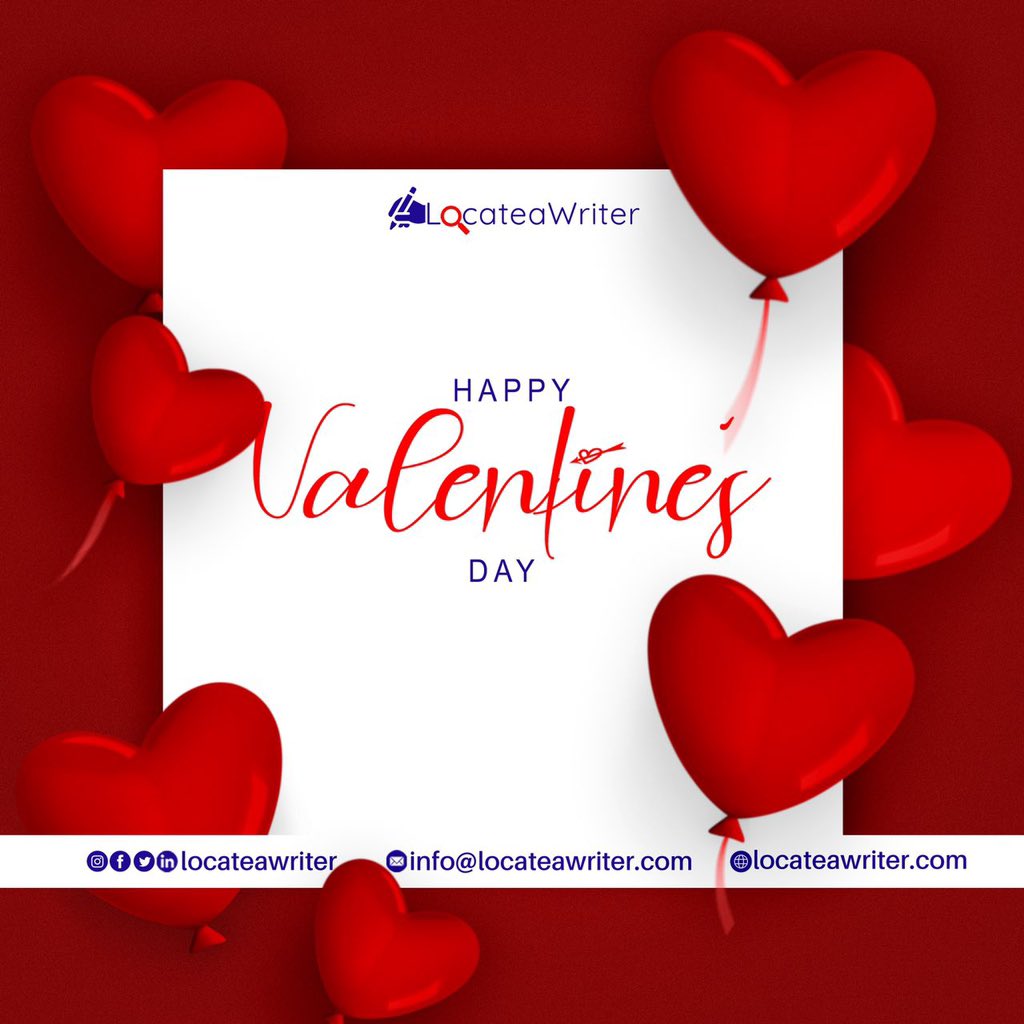 locateawriter's tweet photo. Happy Valentine!
We wish you all the love that you can get, today and beyond.
Tag someone below that you love and appreciate.
#locateawriter #contentwriting #loveislove #valentine #valentineday #valentineday2023 #seo #content #explorepage https://t.co/C7aDCAtTnC