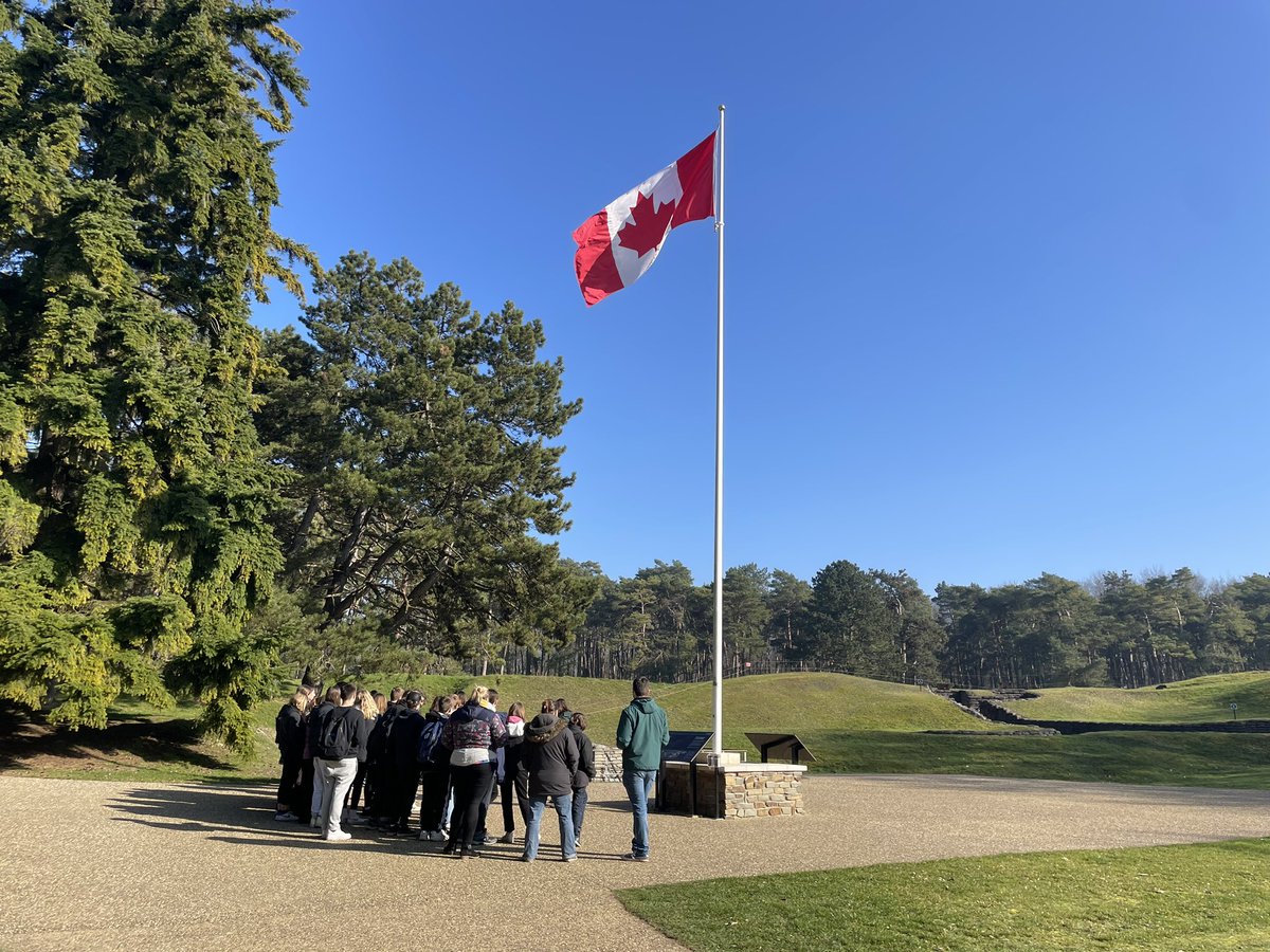 PerinsHums's tweet photo. Final stop of the day the spectacular Vimy Ridge... https://t.co/TucoeIb1Er