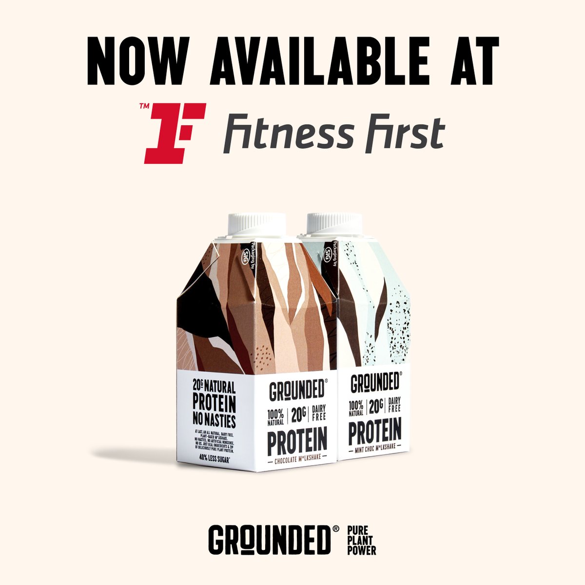GROUNDEDshakes's tweet photo. Fitness First members: We’ve just launched into @FitnessFirst_uk gyms. 💪

Fuel yourself post-workout with GROUNDED.

You can find our totally clean, plant-based protein shakes in the fridge. 🌱

 #fitnessfirst #pureplantpower #plantprotein #vegan https://t.co/ccSuXE9Lkw
