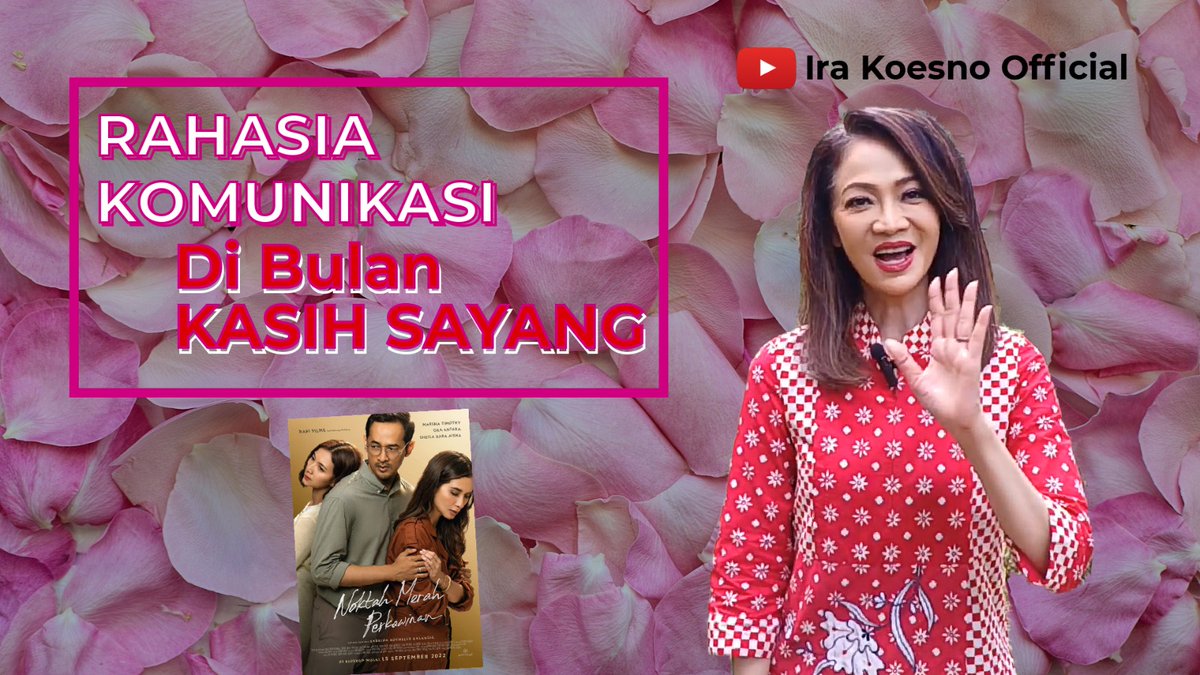 IraKoesnoCom's tweet photo. Warganet, menyambut bulan romantis ini, gimana kalau kita bedah seberapa penting komunikasi dengan pasangan? Klik link video di bawah, biar kita belajar bareng dan tau gimana sih komunikasi yang baik antar pasangan. Komen ya! https://t.co/8fbryveSol https://t.co/99PPyYDmc6