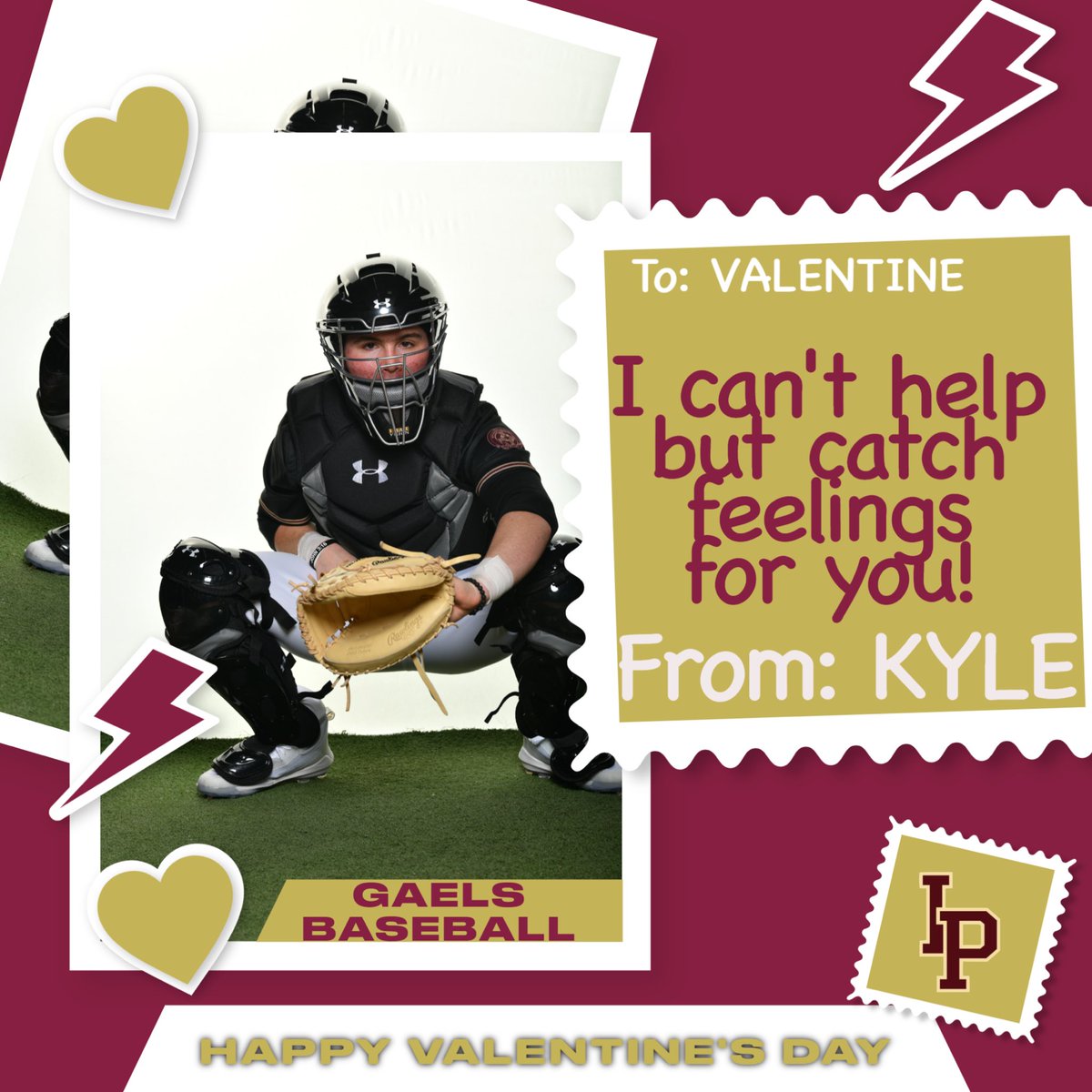 GaelsBaseball's tweet photo. Happy Valentine’s s Day from #IPVB. 
#GoGaels https://t.co/tBgrHfR3nm