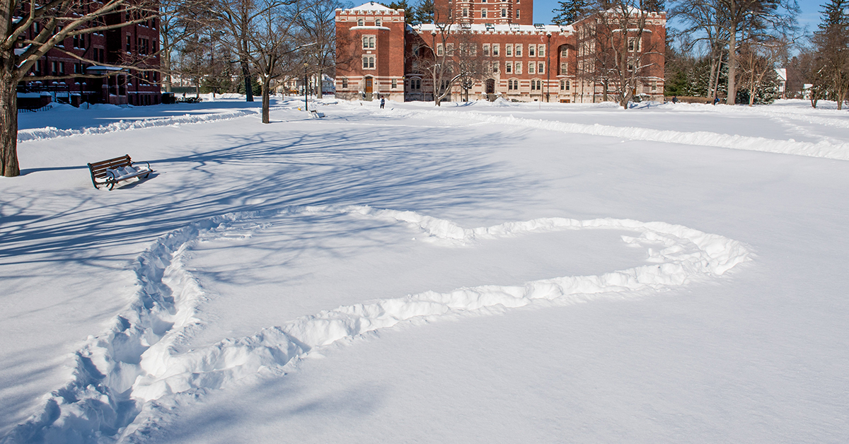 Vassar's tweet photo. What better way to show your love of Vassar on Valentine’s Day than giving back to the students who are at the HEART of all we do? Be a part of Generation Vassar by participating in, or creating, your class or community challenge! https://t.co/6JWiECrkWd #GenVC #VassarAlums https://t.co/ApFcpmzgFh