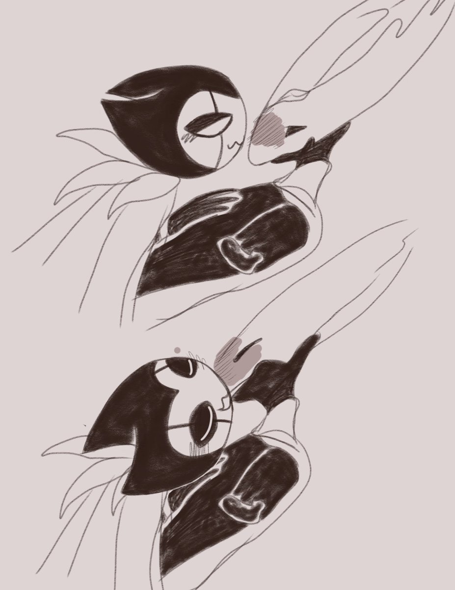 BubbaDraws1's tweet photo. Happy Valentine's day have some gay bugs
#grollow #grimmhollow #hollowknight #grimm #purevessel https://t.co/B6USTe2ZnS