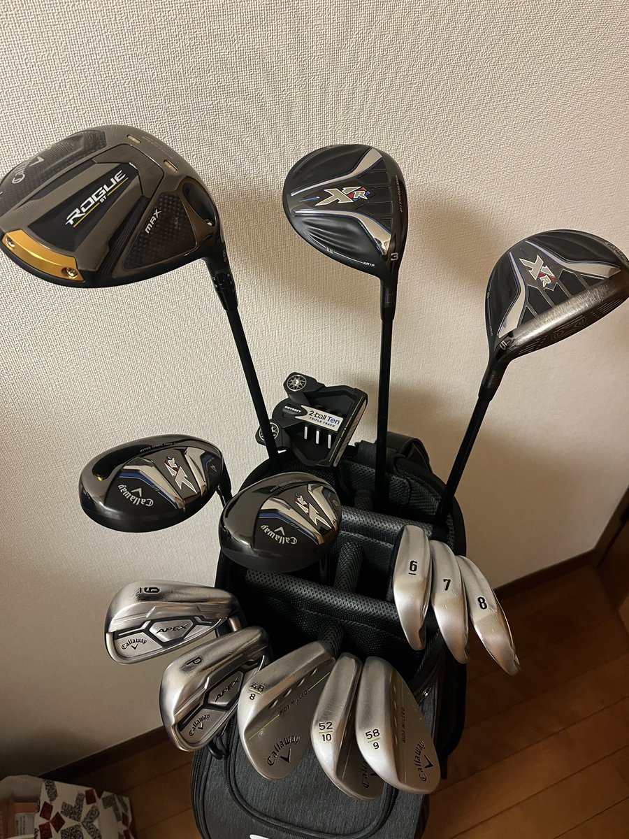 kanatagolf's tweet photo. セッティング！！ https://t.co/9I8IuJprBe