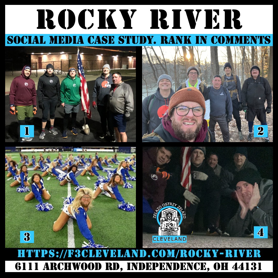 F3Cleveland's tweet photo. Let us know what you prefer! Rank the following 

#f3cleveland #f3river #f3nation https://t.co/jfJNd9zTwB