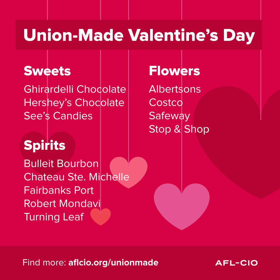 ❤️❤️Make it a #UnionMade Valentine's Day! ❤️❤️#UnionStrong #UnionMade #1u