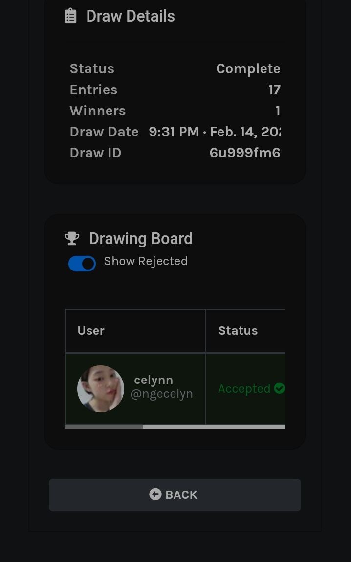 Selamat <a href="/ngecelyn/">celynn</a> yachh, claim ke dm <a href="/keongraraacun/">raraa</a>  1x24 jam