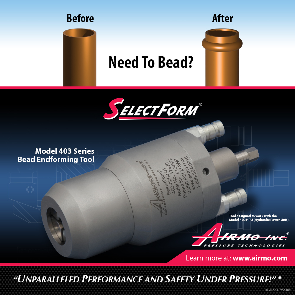 Need to precisely and safely bead a lot of tubes?

Learn more about our Model 403 Series Beading Tool:
airmo.com/model-403-end-…

#endforming #beading #airmo
