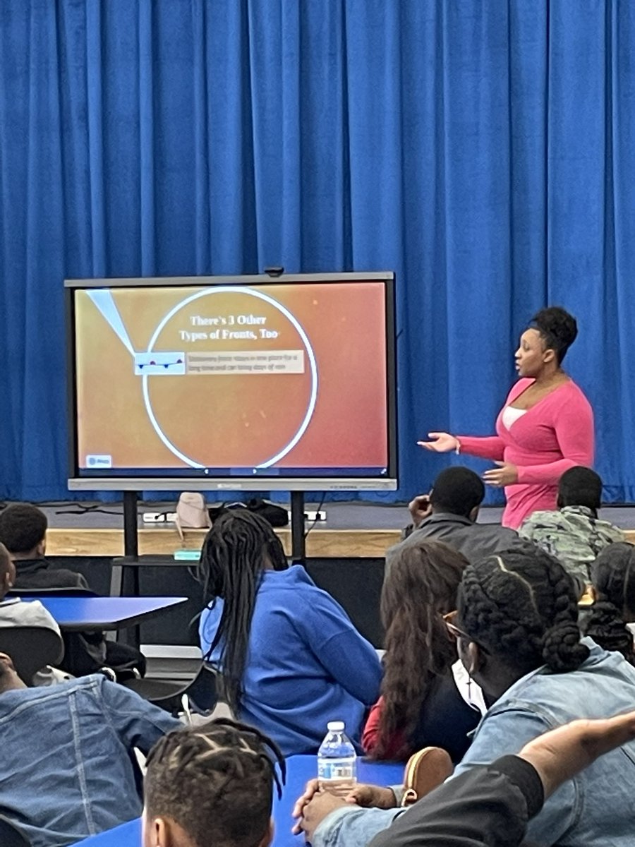 principal_dee's tweet photo. Guess who stopped by to hang out with us!!!! Thank you Taylor’s Stephenson of 13WMAZ for schooling Miller 6th graders  on how weather works!!!
#Built4Bibb #GreatnessHappens Here https://t.co/YeVvSxxnge