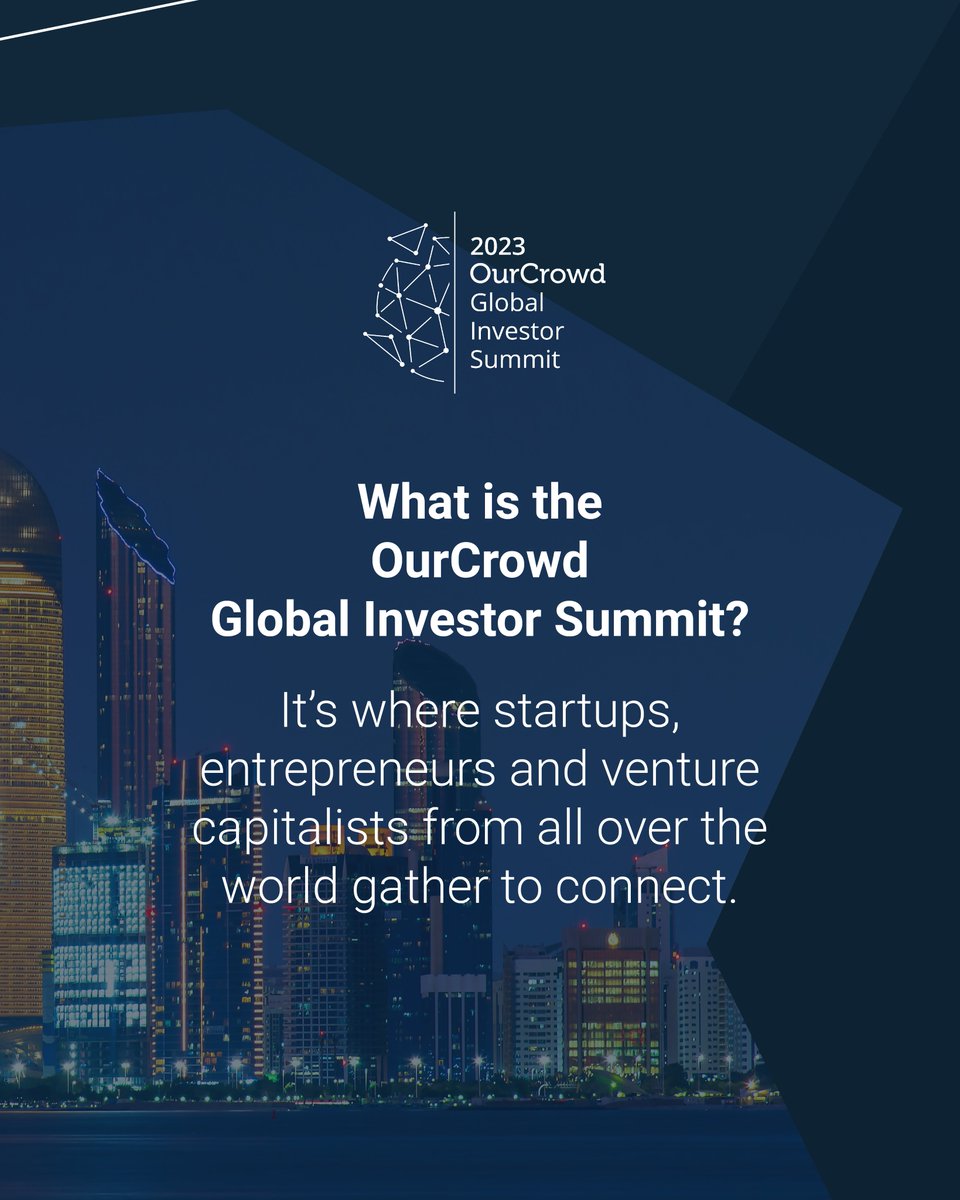 InvestAbuDhabi's tweet photo. Israeli companies, unlock the potential of your business expansion in #AbuDhabi with #ADIOIsrael 🇮🇱
Visit the #AbuDhabi Pavilion at the @OurCrowd Global Investment Summit 2023 in Israel. https://t.co/X3OveJ5NFS