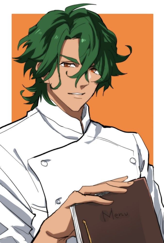 SleepyAshCat's tweet photo. @timekingpheles - in a moment~ I just have the two last consumers.~"

He hands him a menu. "I'll still surprise you on the drink~" https://t.co/L6K4ORKdWd