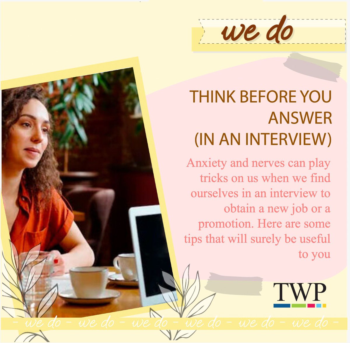 thewomanpost_'s tweet photo. #Business Confidence and security are always the best presentations. Good luck with these tips! ๐๐ผ https://t.co/SqIwxUcEFC
#TheWomanPost
#TWPcommunity
#weareempowering
#interview
#Business
#Tips
#TipsInterview https://t.co/iWOD9VgNQL