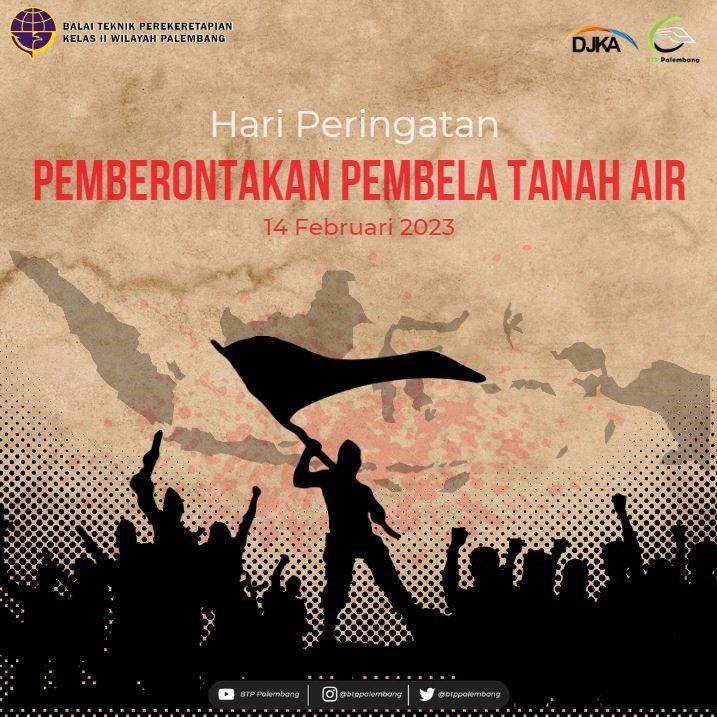 BTPPalembang's tweet photo. Selamat Hari Peringatan Pembela Tanah Air (PETA). Semoga kita selalu mengenang jasa-jasa para pendahulu kita dan mengetahui peranan mereka dalam masa Perang Kemerdekaan Indonesia https://t.co/qOc92aB4pV