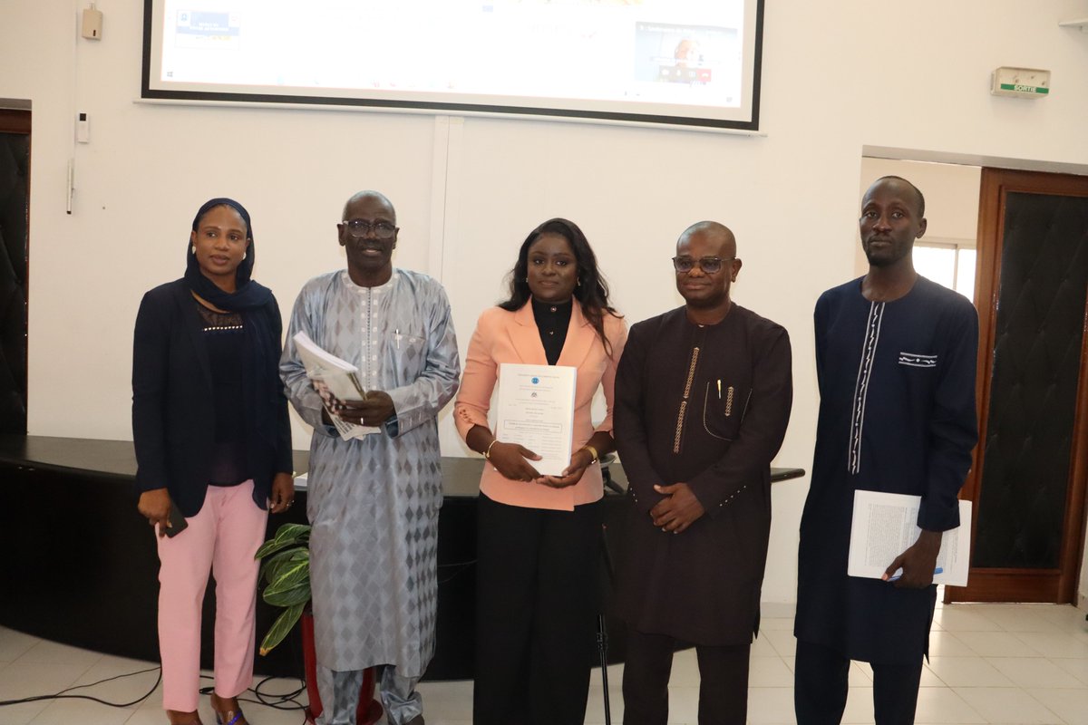 MomarTallaSeck1's tweet photo. February 08, 2023, PHD thesis defense in entomology by my student Mrs. Marie Cicille B G Ndiaye.
Congratulations Dr Marie Cicille
#Entomology 
#PhD https://t.co/4pjOtN2SFl