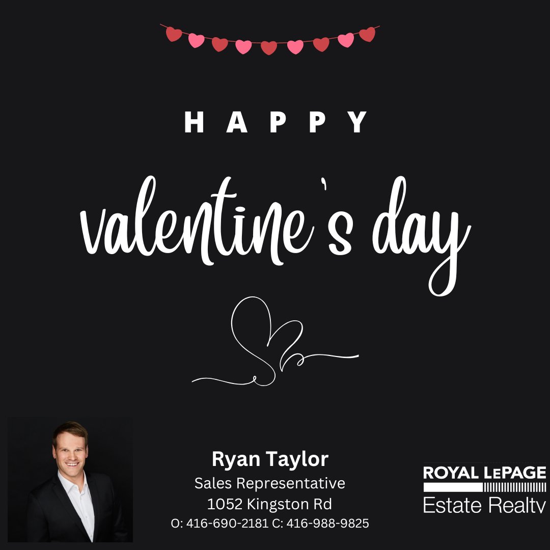 RyanTRealtor's tweet photo. ♥️Happy Valetine's Day to you and your loved ones!
#torontostyle #torontolifestyle #yorkville #downtowntoronto #torontorealestate #yorkville #torontorealtor #gtarealestate #torontolife #torontocondos #torontorealestateagent #torontorealtors #newmarket #luxuryrealestate https://t.co/WaIZA7ZQvw