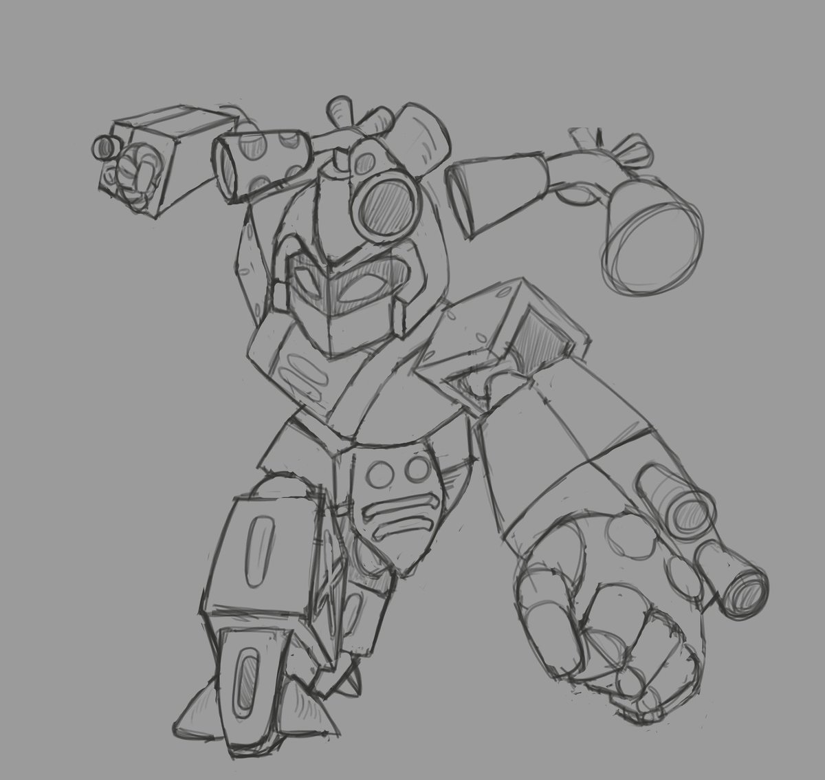 RamenBodyWash's tweet photo. Was live last night working on this #metabots was a favorite of mine growing up still have some of the comics! I lined it on #twitch definitely go check it out we will finish it later on this week! #fanart #cartoons #ValentinesDay #digitalart #CLIPSTUDIO #blackart #Robots #sketch https://t.co/gGFhkZhXQP