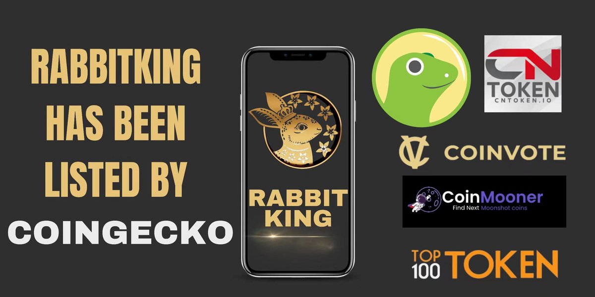 yes9182's tweet photo. @MonstersCoins CONGRATS @rabbitking1819 for @coingecko listing 🎉🎉🎉 Looking for a reliable and potential community based token? Look no further than @rabbitking1819. The only #rabbitking in the metaverse 🙌🙌 We build, we love, we care ❤️Hold 30 billion to earn USDT dividend 💰💸

#BSCGems https://t.co/aOCNEvPmcD