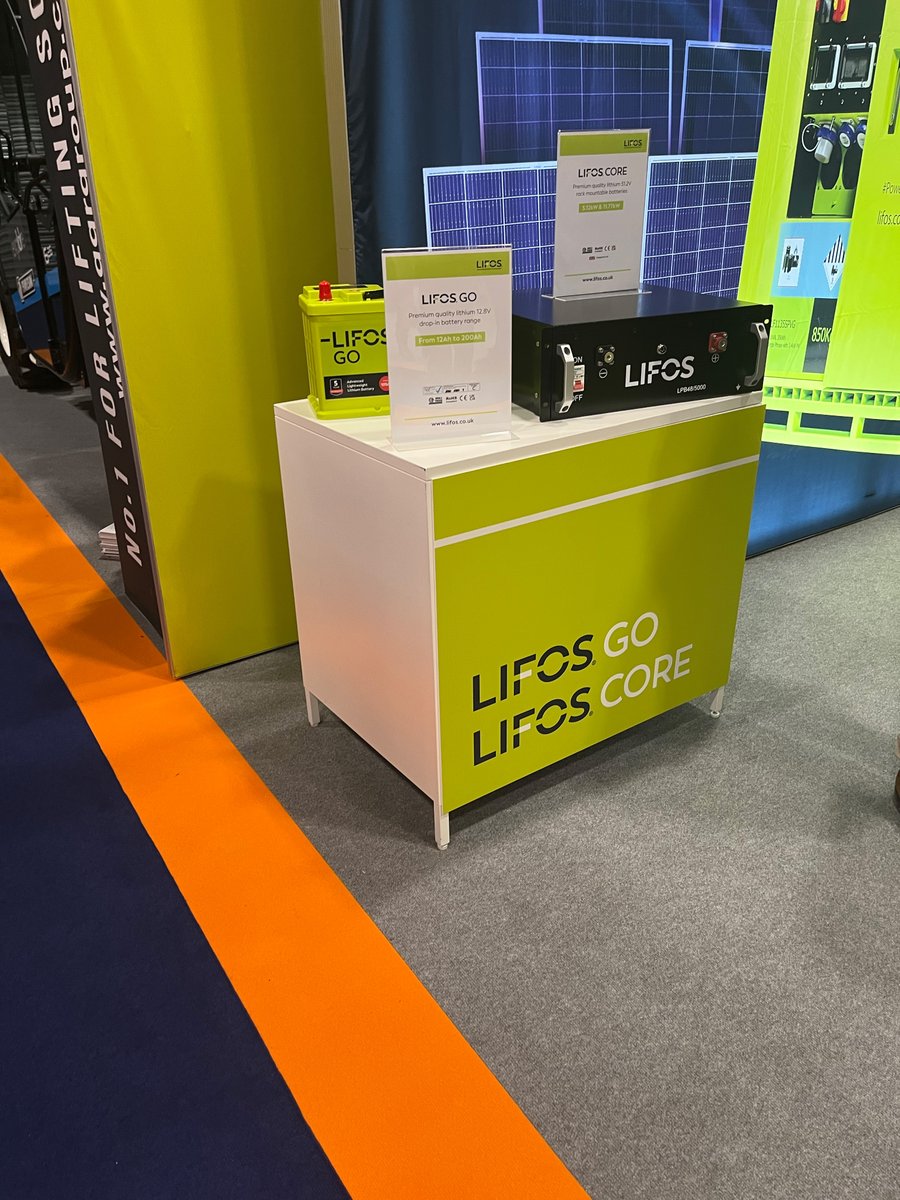 lifosbattery's tweet photo. Thanks for a great few days at the @ExecHireShow last week. 
Introducing the LIFOS FORT PV to the hire market 
#Lifos #ExecHireShow23 #Hire #Solar https://t.co/NtRMrzjZeX