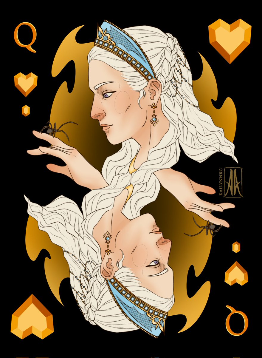 kailynvrse's tweet photo. Helaena Targaryen | Queen of Hearts https://t.co/TDySSJ3sTY