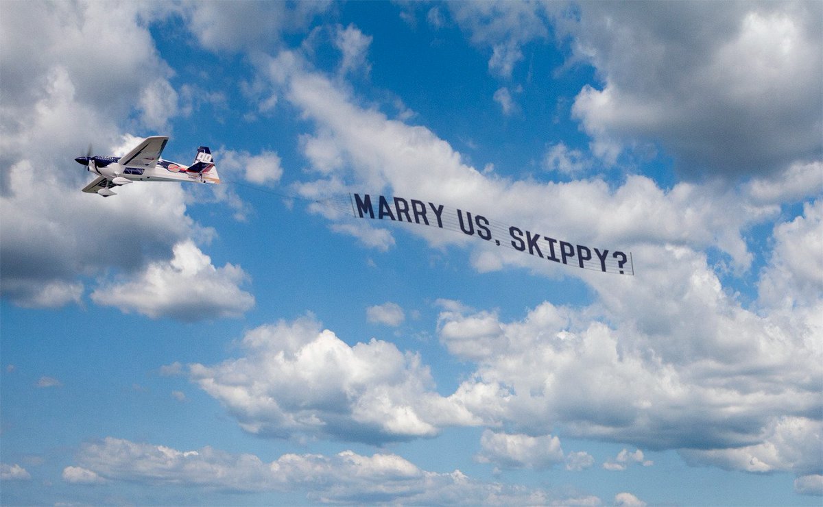 Welch's (@welchs) on Twitter photo There is no length (or height) we won't go to spread our love for you, <a href="/Skippy/">SKIPPY Peanut Butter</a>. What do you say? There is no length (or height) we won't go to spread our love for you, <a href="/Skippy/">SKIPPY Peanut Butter</a>. What do you say?
