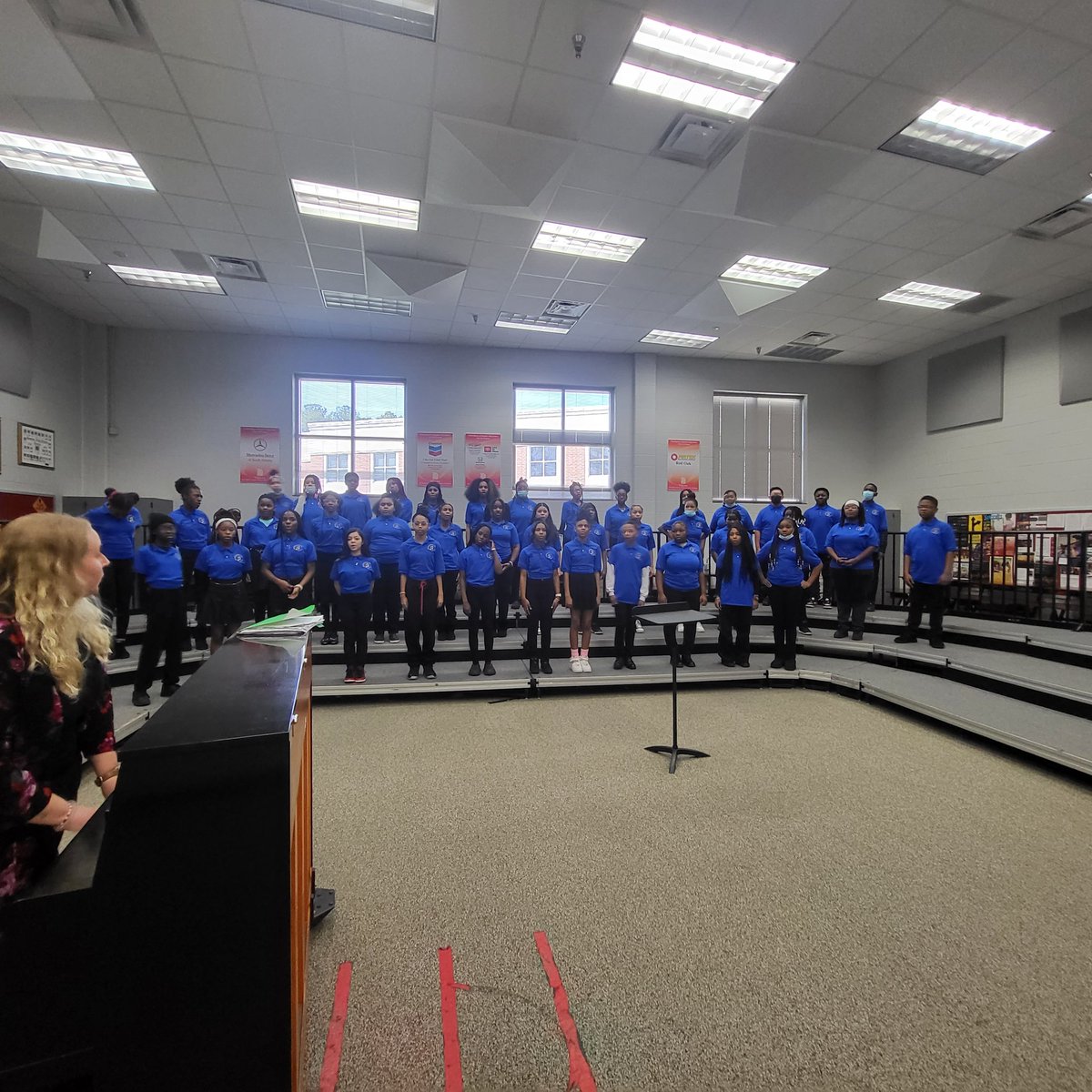 nakia1019's tweet photo. Happening today with our WMS chorus, the GMEA District V Choral Large Group Performance Evaluation https://t.co/Pd7u4e1gU2