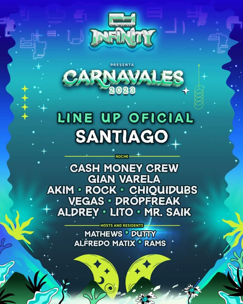 🔈LINE UP OFICINAL🔈💦☀️CARNAVALES 2023☀️💦 Ph Pub Herrerano ♾️INFINITY ♾️

#PhPubHerrerano #UnMundoNuevo
#Infinity #Carnavales2k23