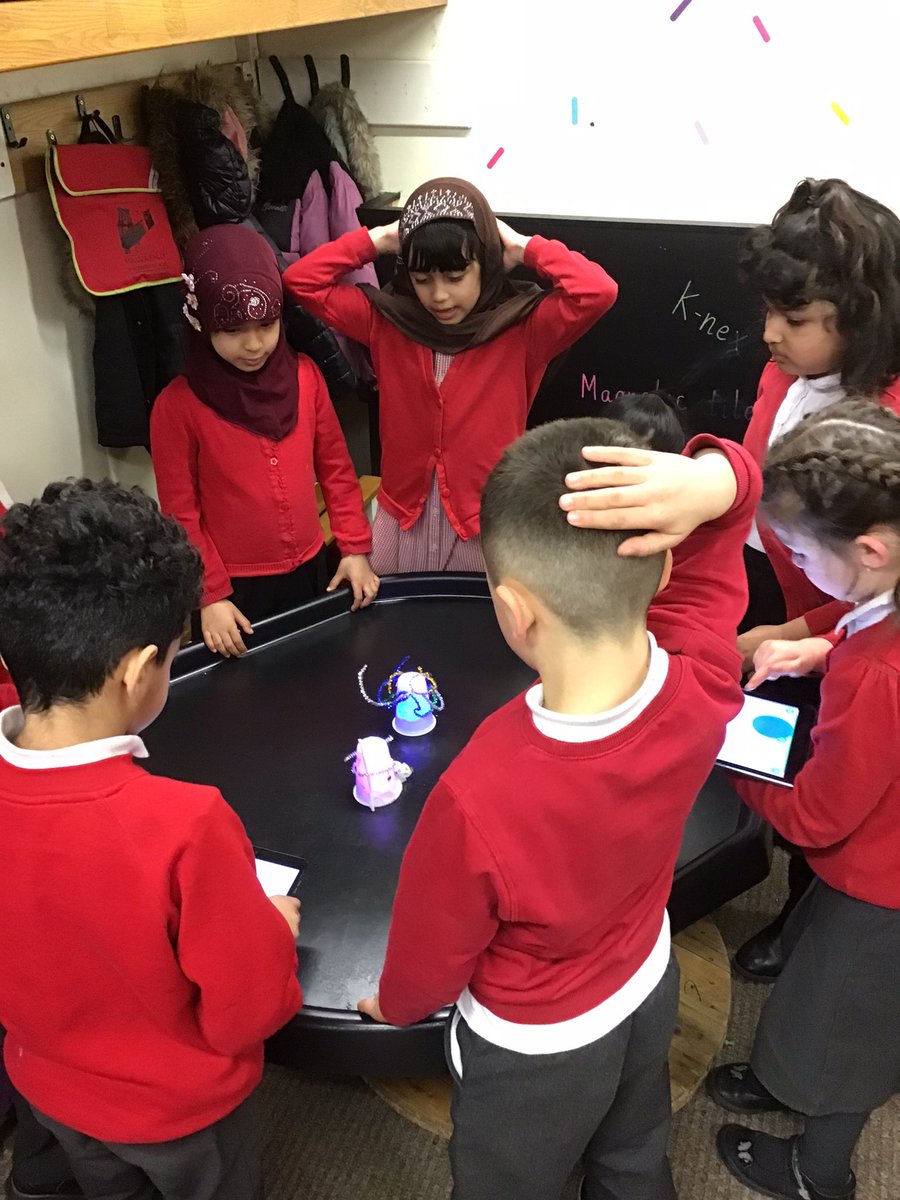 PillYear2's tweet photo. Ready, steady, ROBOT WARS!! We used @SpheroEdu as the motor for our cup robots and the children were VERY competitive! 🤖🏆 #authenticlearning #STEM https://t.co/HvkJ4UfMaE