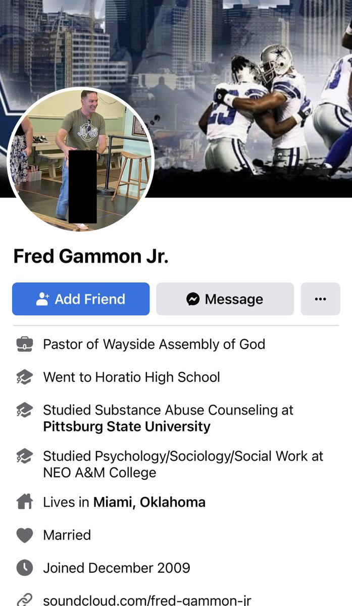 darafaye's tweet photo. An Oklahoma pastor was arrested for child sexual abuse. 

No other details have been released, but do we really need more?

Say Hello to Pedophile Pastor Fred McCoy Gammon. 👋🏼 https://t.co/JwKu01U5y3