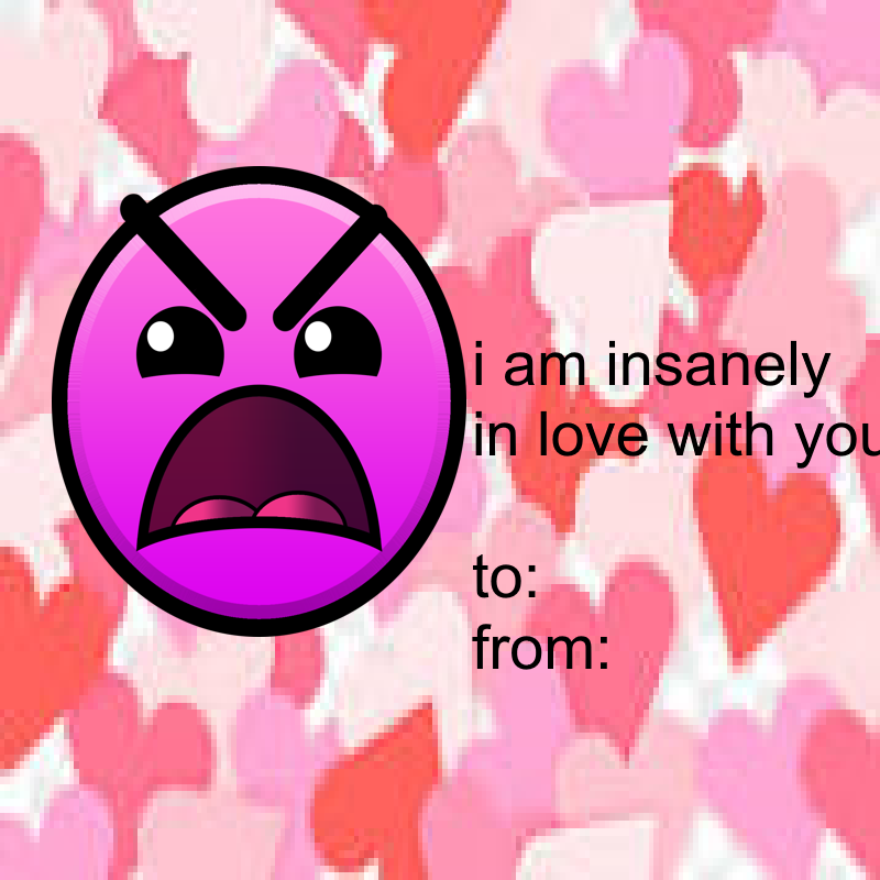 Geometry dahs valentines cards